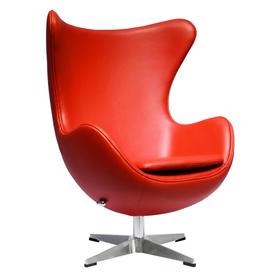 Кресло EGG Chair, 850 × 765 × 1094 мм, цвет красный