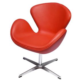 Кресло Swan Chair, 700 × 610 × 955 мм, цвет красный