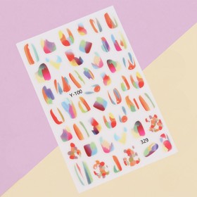 Nail Stickers Y-100/329 Paint Substrate QF
