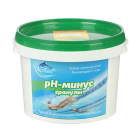 Регулятор pН-минус Aqualand, гранулы, 1 кг