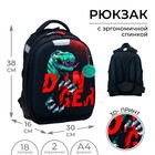 Рюкзак каркасный школьный, 38 х 30 х 16 см, 3D-рисунок, Calligrata Т Danger 5491515 - фото 6117476