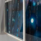 Гирлянда «Занавес» 1 × 1 м роса, IP20, серебристая нить, 100 LED, свечение мульти, 12 В 5206151