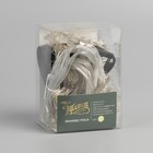 Гирлянда «Занавес» 2 × 2 м роса, IP20, серебристая нить, 300 LED, свечение тёплое белое, 12 В 5206156