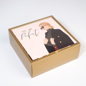 Foldable box Girl, 25 × 25 × 10 cm