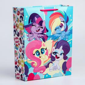 Пакет ламинат вертикальный "Super cute!", 31х40х11 см, My Little Pony