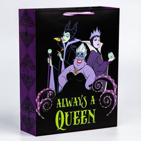 Пакет ламинат вертикальный "Always a queen", 31х40х11 см, Disney