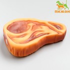 Игрушка пищащая "Стейк с кровью", 10,5 см Игрушка пищащая "Стейк с кровью", 10,5 см