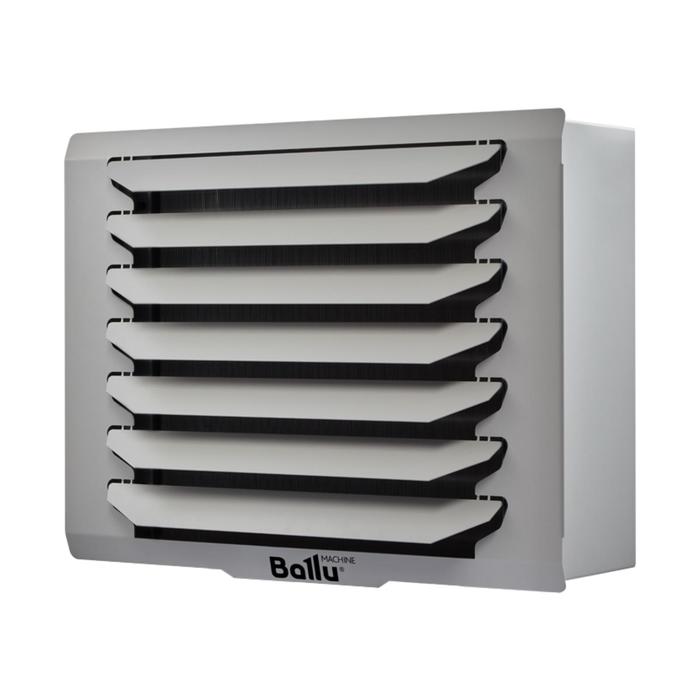 Тепловентилятор Ballu BHP-W4-15-S, водяной, настенный, 20.3 кВт, 1900 м3/ч, серебристый