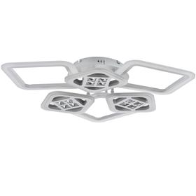 Люстра с ПДУ 1156/6WT LED 144Вт 3000-6000К диммер белый 78х78х10 см