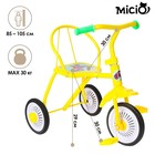 Велосипед трёхколёсный Micio TR-311, колёса 8"/6", цвет желтый - фото 107771534