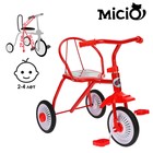 Велосипед трёхколёсный Micio TR-311, колёса 8"/6", цвет красный - фото 106797746