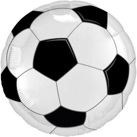 Шар фольгированный 18" «Футбольный мяч», круг