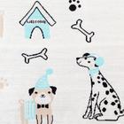 Вязаный плед «Крошка Я» Happy dogs, 90х90 см - фото 799327637