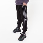 Спортивные брюки детские, цвет чёрный, рост 122 см - фото 2679956