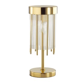 Настольная лампа YORK, 2x40Вт E14, цвет золото, IP20