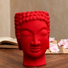 Фигурное кашпо-органайзер "Будда", красный - фото 1399294