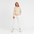 Брюки женские MINAKU: Casual collection цвет экрю, р-р 42 - фото 801496913