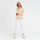 Брюки женские MINAKU: Casual collection цвет экрю, р-р 48 - фото 799344674