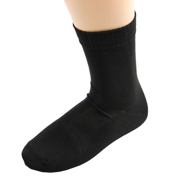 Носки мужские, ослабленная резинка, размер 25-27 (размер обуви 39-42), цвет черный