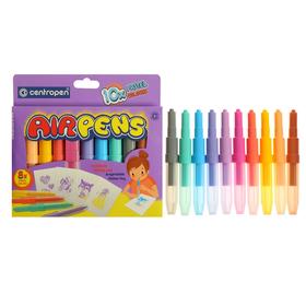 Фломастеры - блопены 10 цветов Centropen 1500/10 AirPens Pastel Colours 6253181