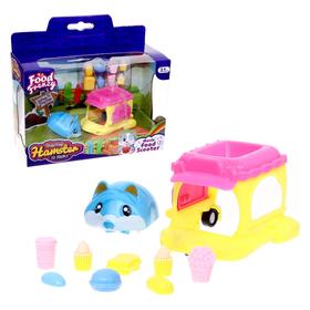 Set of game, with pet with accessories, mix