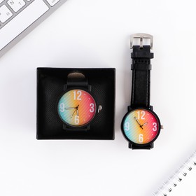 Часы наручные кварцевые «Радуга», диам. 4 см