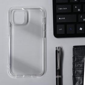 Чехол Krutoff, для iPhone 12 mini, силиконовый, прозрачный