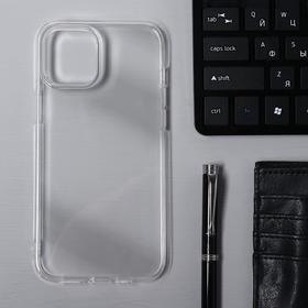 Чехол Krutoff, для iPhone 12 Pro Max, силиконовый, прозрачный