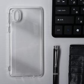 Чехол Krutoff, для Samsung Galaxy A01 Core (A013), силиконовый, прозрачный