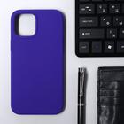 Чехол Krutoff, для iPhone 12 Pro Max, матовый, фиолетовый - фото 1411341