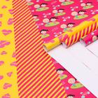 Набор глянцевой бумаги , "Любовь-это..." желтый, 3 листа , 70 х 100 см 6778703