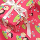 Набор глянцевой бумаги , "Любовь-это..." желтый, 3 листа , 70 х 100 см 6778703