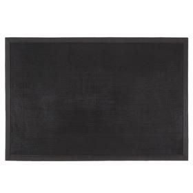 Коврик резиновый «Иголочки», 60x90 см, цвет чёрный