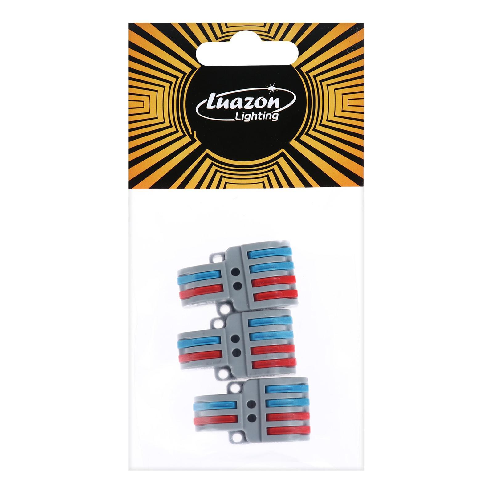 Клемма электрическая проходная Luazon Lighting, 32А, 0,08-4 мм2, фаза ...