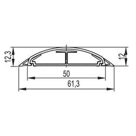 Напольный кабель канал 50 12