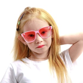 Очки солнцезащитные детские "OneSun", uv 350, линза 4.5 х 5 см, ширина 13 см, дужка 13.5 см, микс