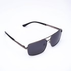 Очки водительские поляризационные, линза 4.5х6 см, ширина 14.5 см, дужки с флексами 14 см - фото 799429101