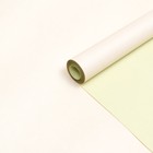 Бумага крафт, двусторонняя, кремовый-болотный, 0,55 х 10 м 6915279