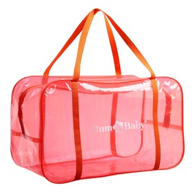 Bag in maternity hospital 30x50x25, colored PVC, color orange