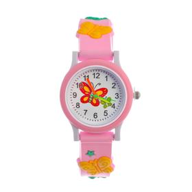 Часы наручные детские "Бабочки", d=3 см, ремешок 19.4 см в Донецке