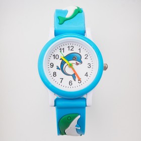 Часы наручные детские "Дельфин", d=3 см, ремешок 20 см в Донецке
