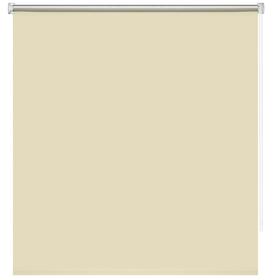 Рулонная штора блэкаут «Плайн», 160х175 см, цвет ванильный