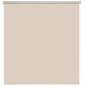 Рулонная штора блэкаут «Плайн», 100х160 см, цвет кремовый бисквит