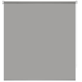 Рулонная штора «Плайн», 100х160 см, цвет каменный серый