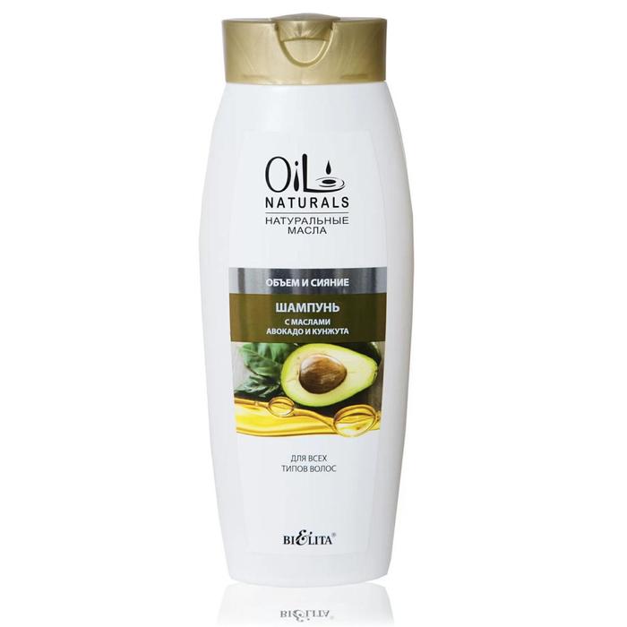 Шампунь с маслами авокадо и кунжута BIELITA OIL для всех типов волос, 430 мл - фото 1511184
