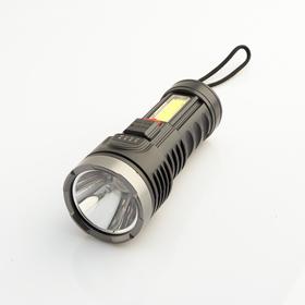 Фонарь аккумуляторный  3 Вт+3 Вт, 1200 mAh, cob, индикатор зяряда в Донецке