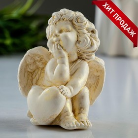 Фигура ′Ангел с сердцем′ позолота, 6х8х5см в Донецке