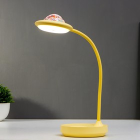Лампа настольная сенсорная 16482/1YL LED 4Вт USB АКБ желтый 11,8х11,8х40 см