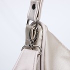 Сумка-багет, отдел на молнии, наружный карман, цвет бежевый - фото 802315453