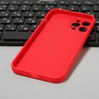 Чехол LuazON для телефона iPhone 12 Pro, Soft-touch силикон, красный - фото 799464738